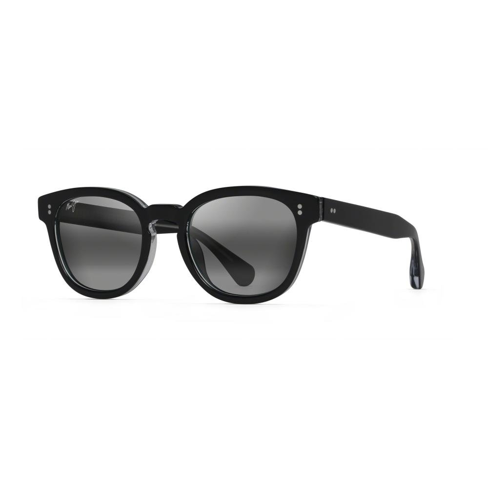 MAUI JIM 842 02K Solbrille Sort med Grå / Sort glass