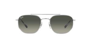 RAYBAN RB3707 003/71 Solbrille Sølv med Grå / Sort glass