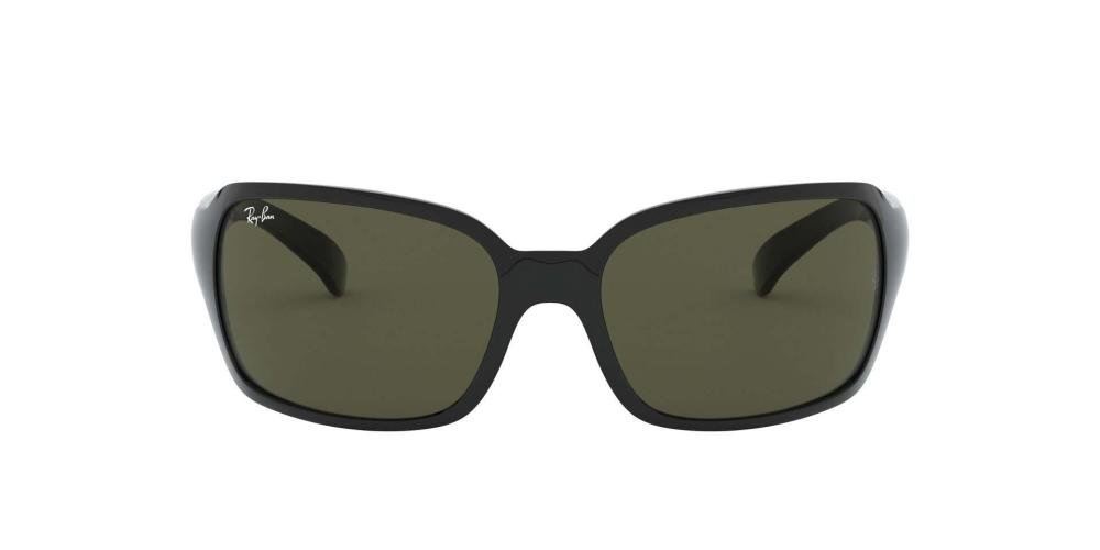 RAYBAN RB4068 601 Solbrille Sort med Grå / Sort glass