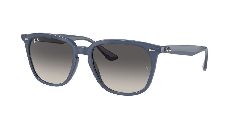 RAYBAN RB4362 623211 Solbrille Blå med Grå / Sort glass