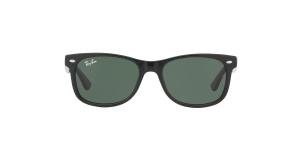 RAYBAN JUNIOR NEW WAYFARER 0RJ9052S 100/71 Solbrille Sort med Grønn glass