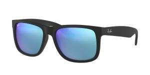 RAYBAN JUSTIN 0RB4165 622/55 Solbrille Sort med Speil glass