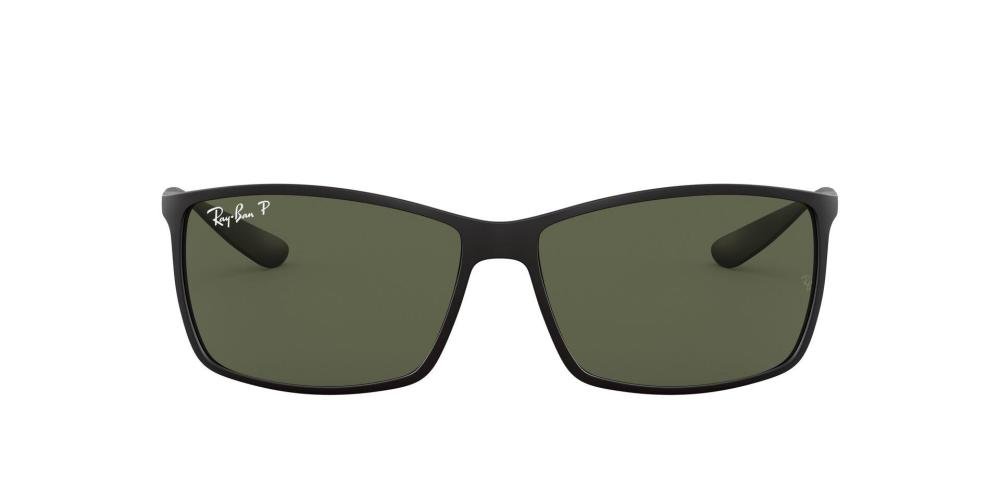 RAYBAN LITEFORCE 0RB4179 601S9A Solbrille Sort med Grønn glass