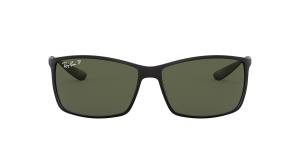 RAYBAN LITEFORCE 0RB4179 601S9A Solbrille Sort med Grønn glass