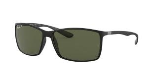 RAYBAN LITEFORCE 0RB4179 601S9A Solbrille Sort med Grønn glass