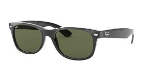 RAYBAN NEW WAYFARER 0RB2132 901L Solbrille Grå med Grønn glass