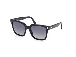 TOM FORD FT0952 01D Solbrille Sort med Grå / Sort glass