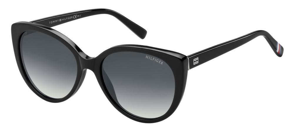 TOMMY HILFIGER TH 1573/S 807 Solbrille Sort med Grå / Sort glass