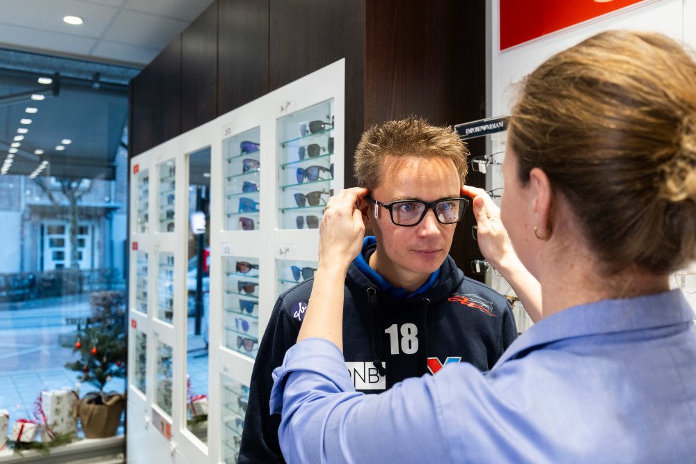 Anders Grøndal og optiker Jantien Bergman